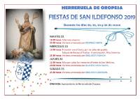 FIESTAS DE SAN ILDEFONSO 2019